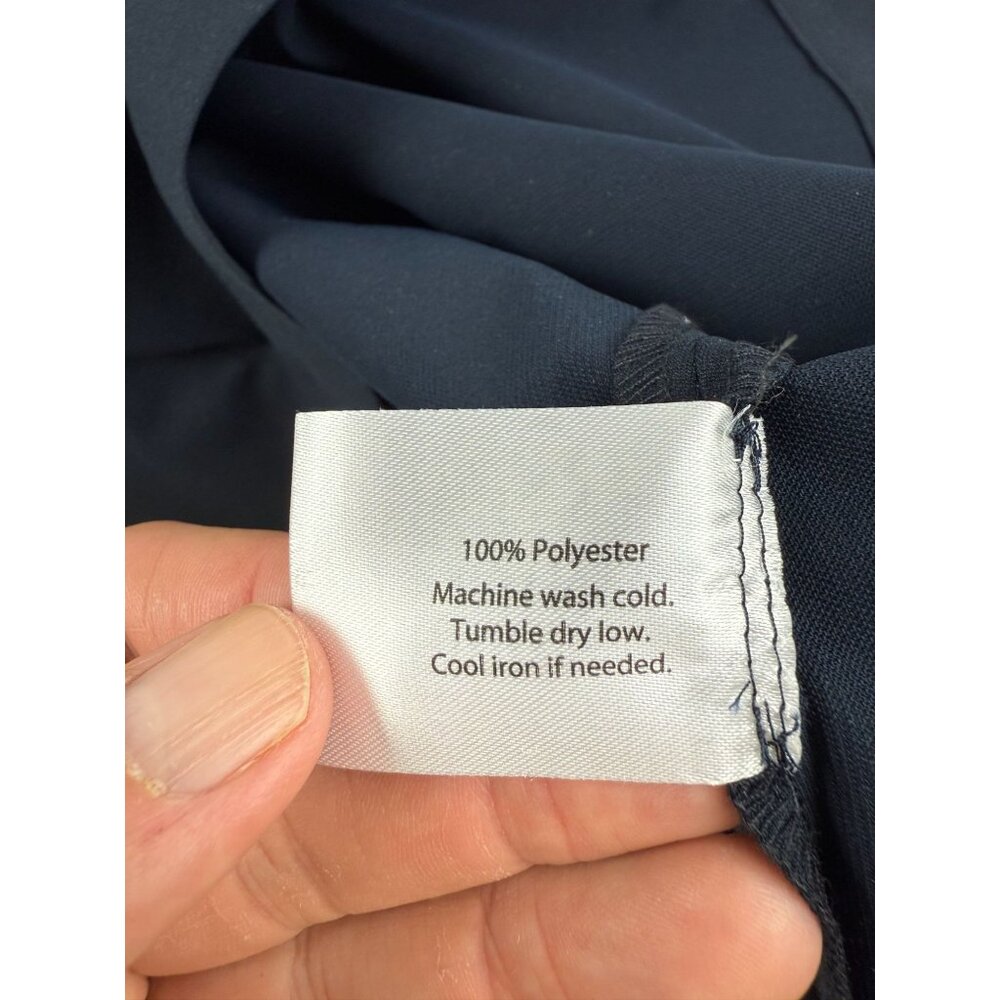 NWT MINISTRY OF SUPPLY Japanese Kinetic Sheath Dress Workleisure Navy 10 $175 - Picture 6 of 8